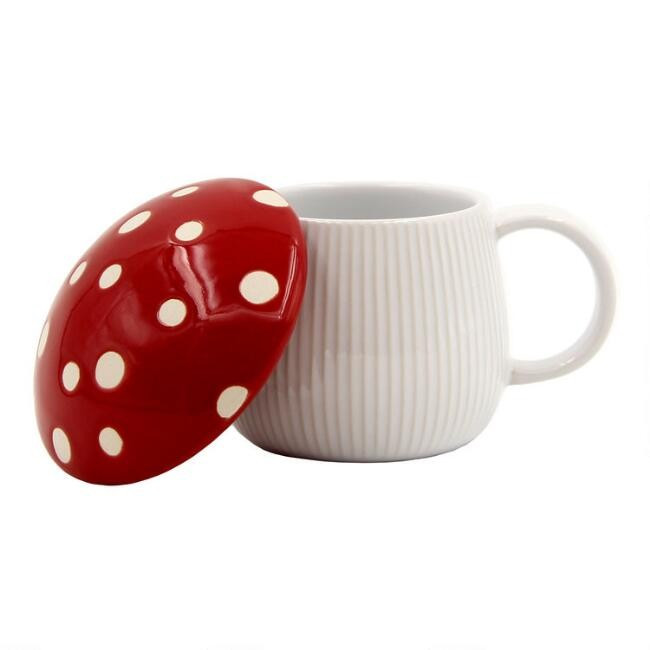 Mushroom Lidded Mug | World Market