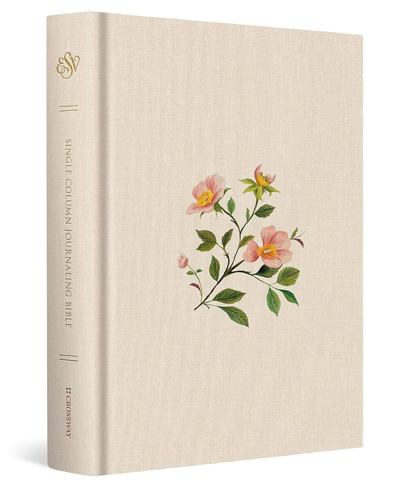 ESV Single Column Journaling Bible (Cloth over Board, Rosehip Design): Holy Bible, English Standa... | Amazon (US)