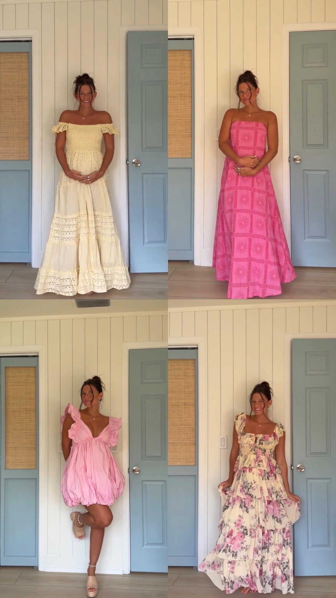 Easter dress inspo! short pink dress is from selfie leslie! 

#LTKSeasonal #LTKWedding #LTKootd