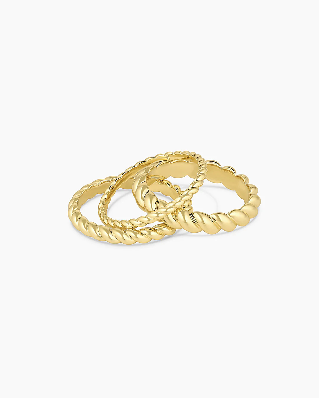 Crew Ring Set - 18K Gold Plated / 7 | gorjana
