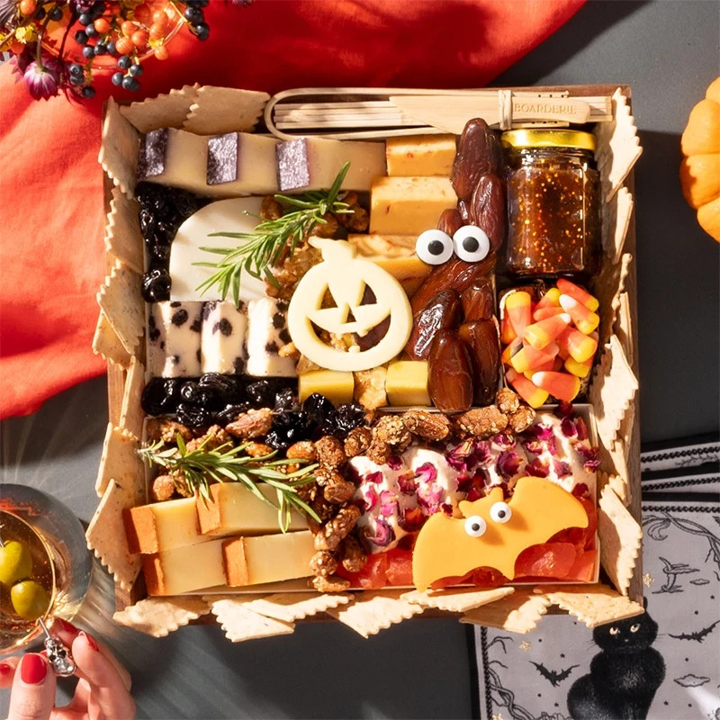 Halloween Classic Cheese Board (No Meat) | Boarderie | Boarderie