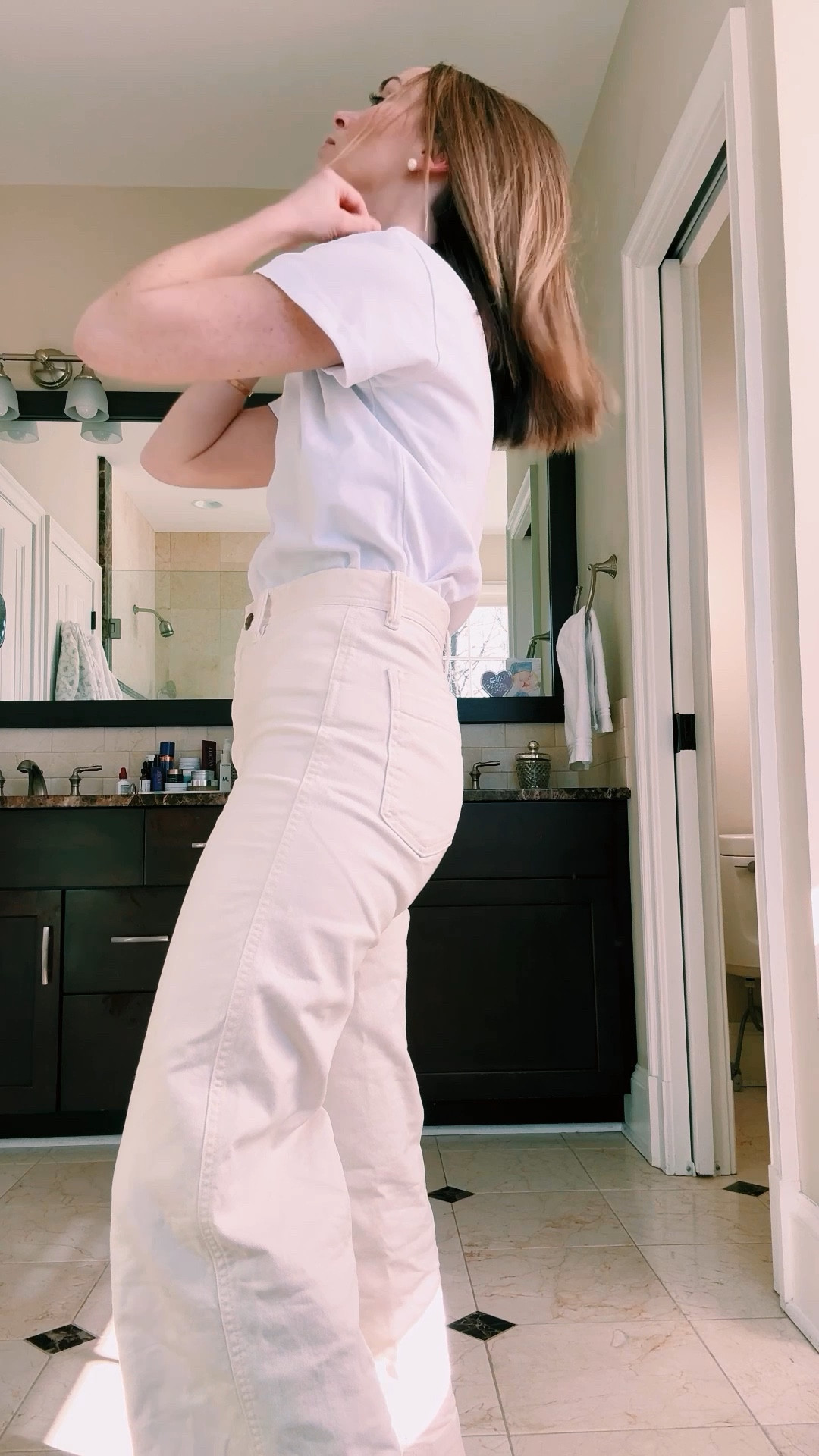 Winter whites to banish the January blahs. This tee is the absolute best. Opaque, perfect length, great shape. 

#LTKstyletip #LTKfindsunder100 #LTKSeasonal