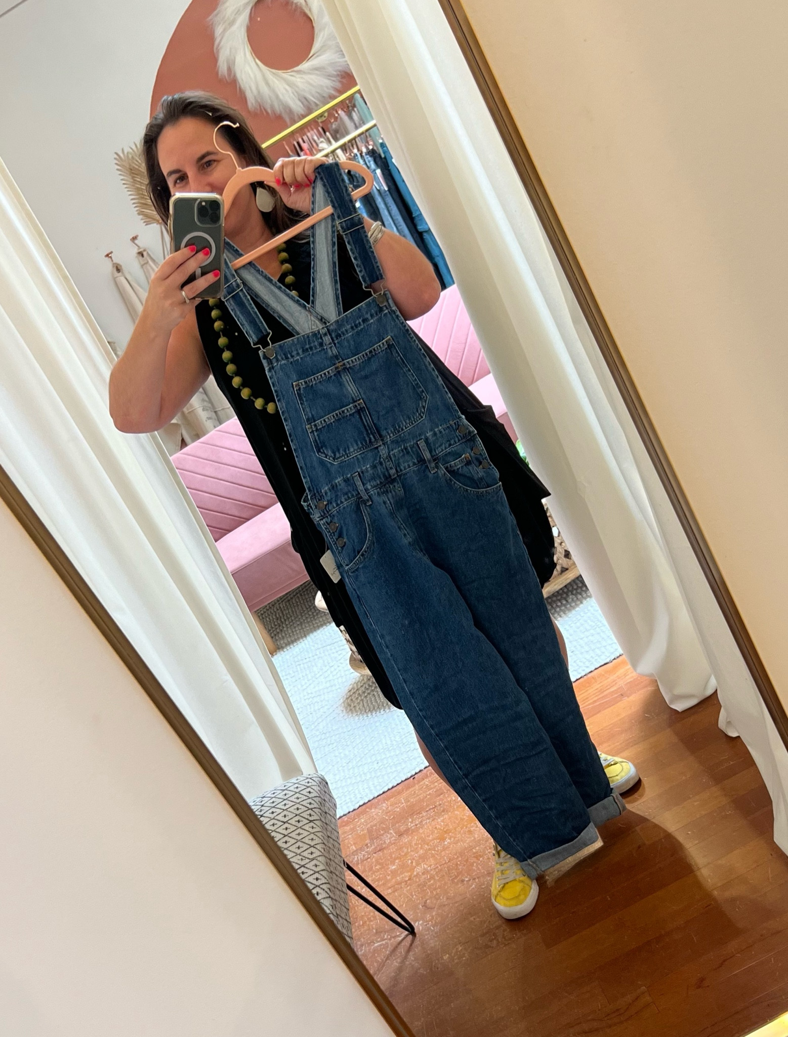 Back to school ready! These overalls are so cute and perfect for sandals or boots. I like the darker wash, but they also come in a lighter wash!

#LTKstyletip #LTKover40 #LTKBacktoSchool