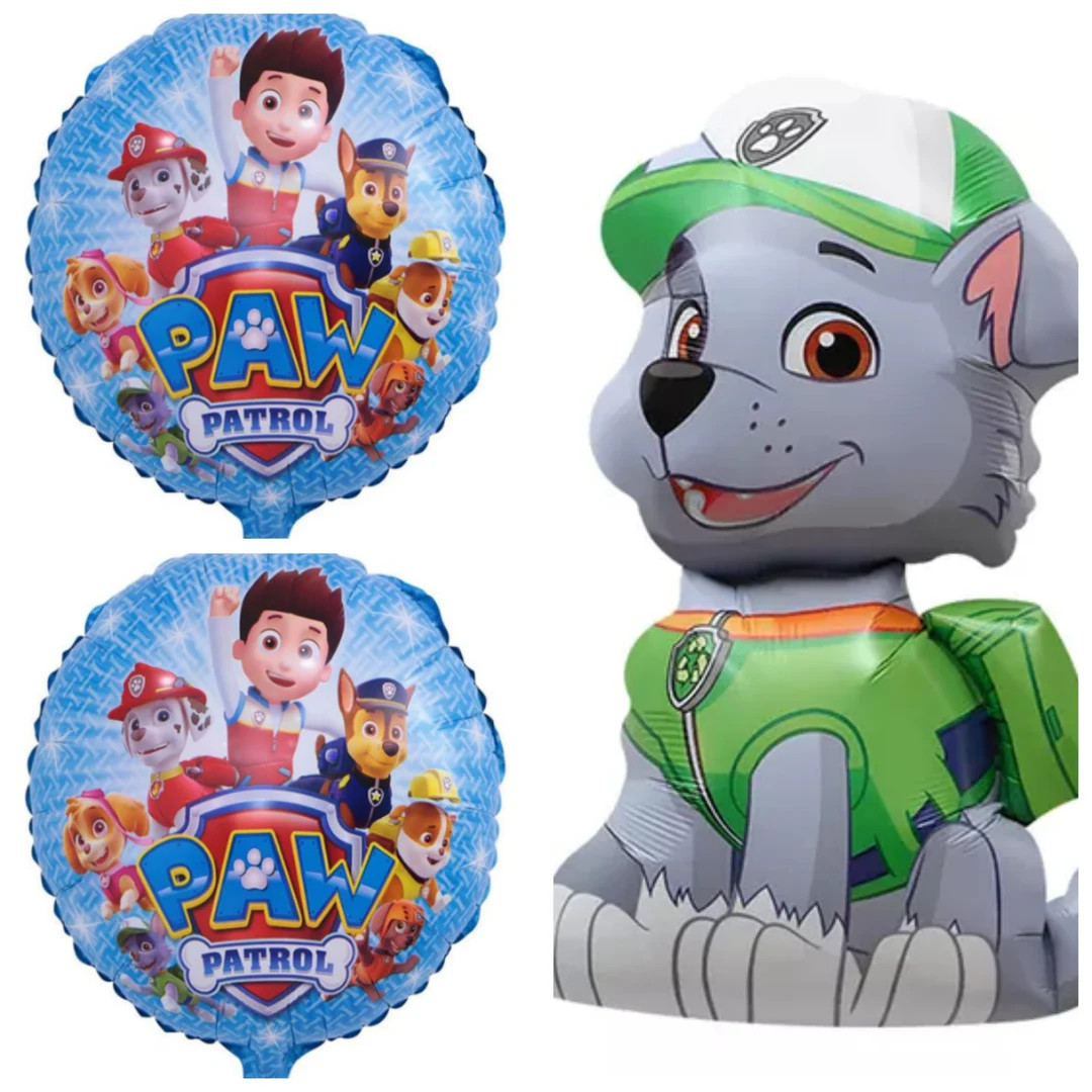 3pc paw patrol ROCKY balloons party supplies decor | Etsy (US)