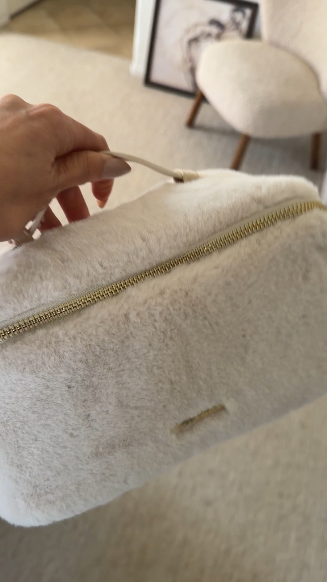 Amazon find. Fur makeup pouch bag
Amazon fir makeup pouch