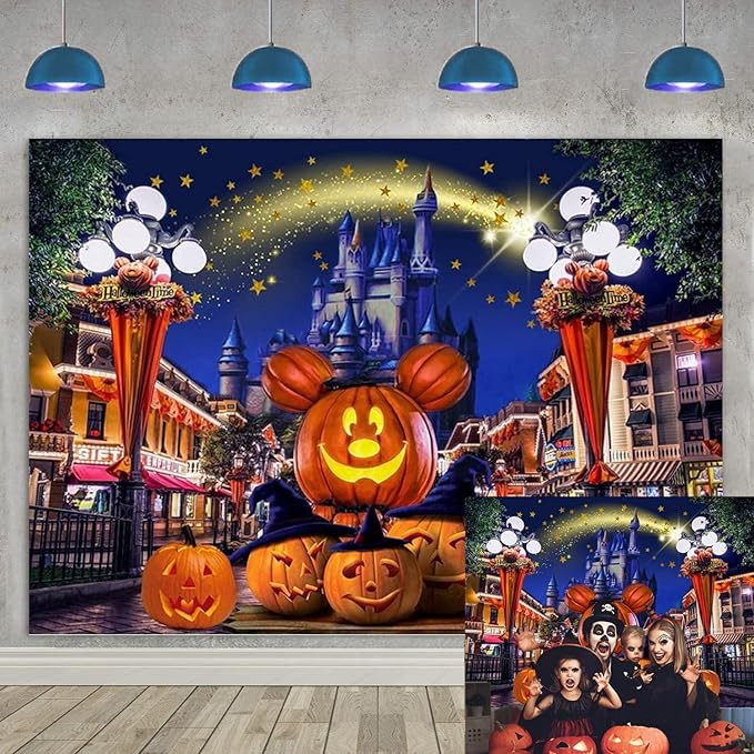 Halloween Pumpkin Head Backdrops Halloween Nightmare Party Photography Background 7x5 Halloween B... | Amazon (US)