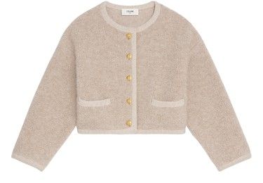 “chasseur” jacket in alpaca wool - CELINE | 24S (APAC/EU)