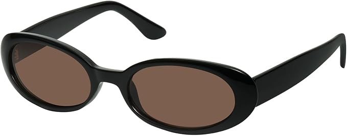 mosanana Tiny Oval Sunglasses for Women Small Face Mini Narrow Style MS52359 | Amazon (US)