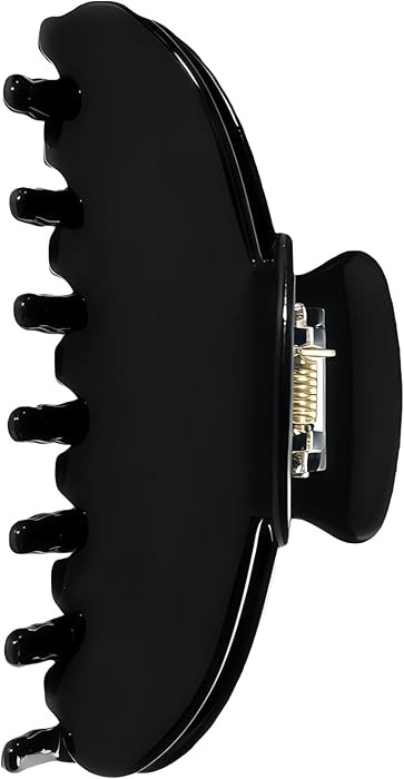 Durable Acetate Hair Clips - 4-Inch Black Claw Clips for Fine and Thick Hair (Black) | Amazon (US)
