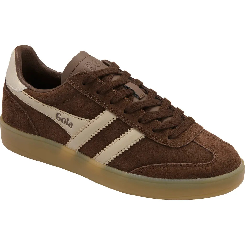 Gola Viper Sneaker in Dark Brown/bone/gold/gum at Nordstrom, Size 10 | Nordstrom