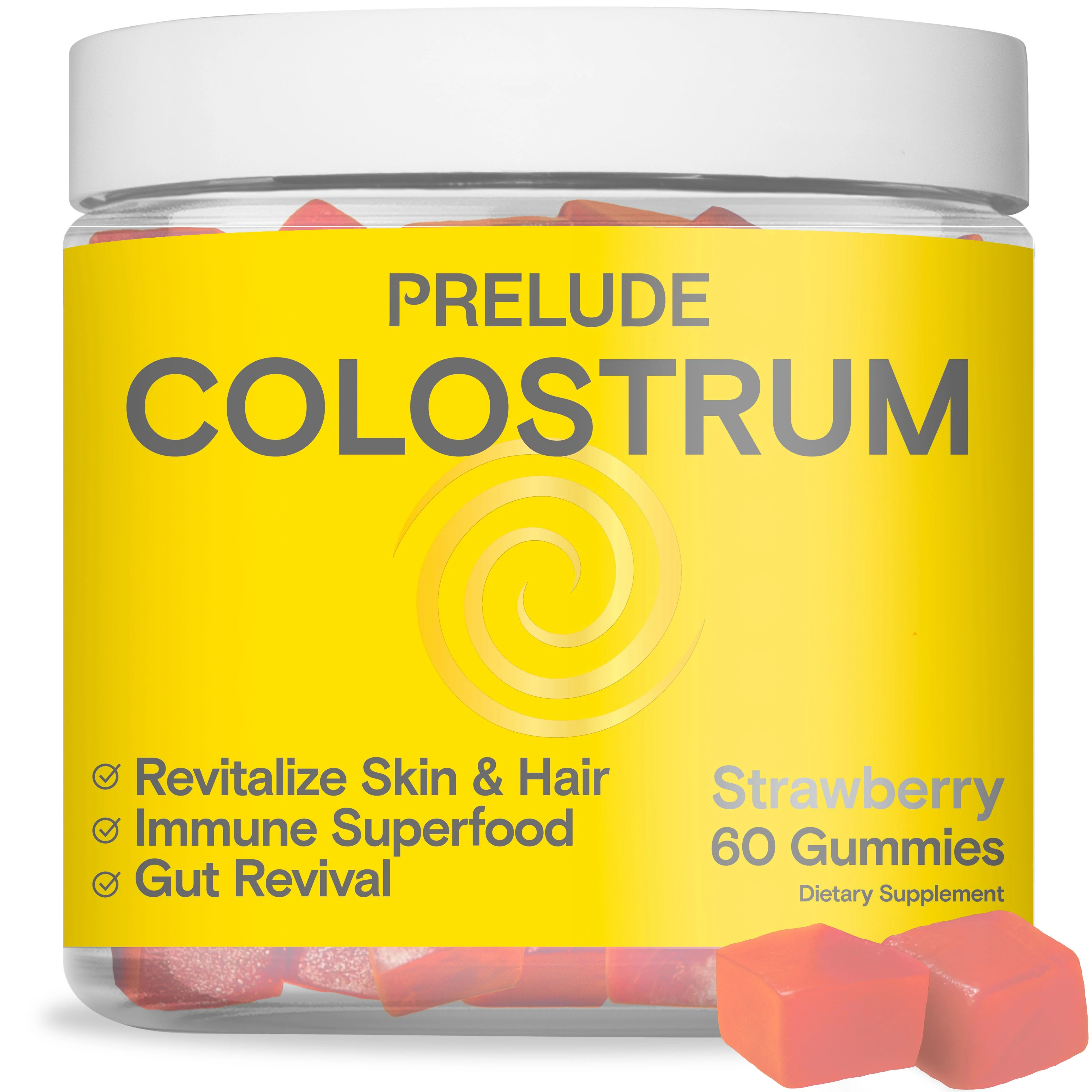 Prelude Colostrum Gummies (Strawberry) | Prelude Nutrition