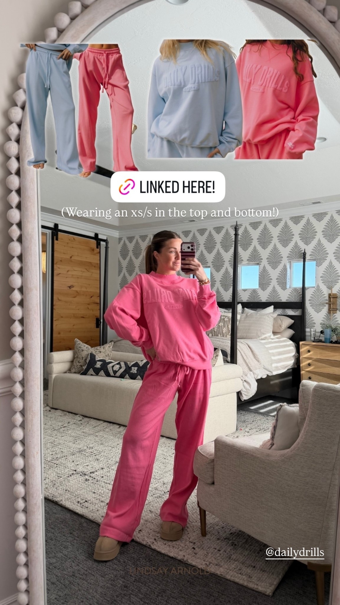 Wearing an xs/s in the top and bottom!

#LTKootd #LTKSeasonal #LTKValentine