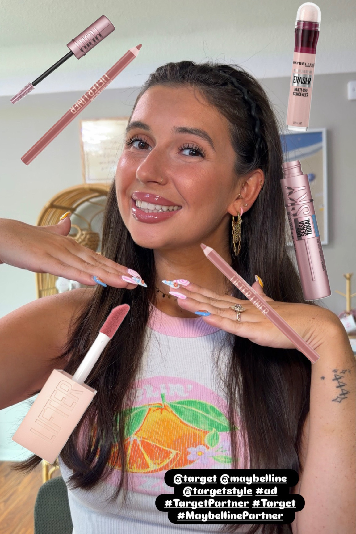 #AD The lip combo of the summer. I partnered with @Target @Maybelline @targetstyle to create this fresh glowy look using Lifter Liner + Lifter Gloss for sculpted glossy lips, Instant Age Rewind Concealer for a brightened fresh-looking base, and Sky High Mascara for long lifted lashes.
Products used:
Instant Age Rewind Concealer in shades 110 and 160
Sky High Mascara
Lifter Liner in Big Lift
Lifter Liner in Line Leader
Lifter Gloss in Gummy Bear
Everything is linked in my LTK Shop! @Shop.LTK #liketkit
#TargetPartner #Target #MaybellinePartner