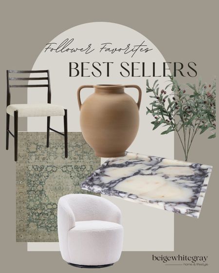 Your weekly top 6 you are loving!! My dining room chairs, my new McGee and co vase, and affordable Amazon stems (I have the pack of 8). My marble tray is a hit and the dupes to my living room chairs. 

#LTKhome #LTKFind #LTKstyletip