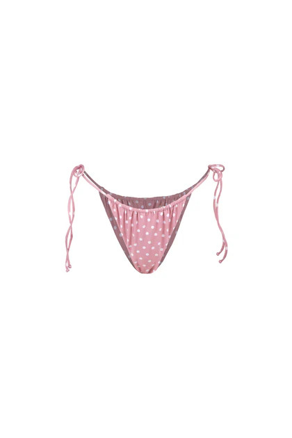 Kate String Bottom (Blush White Mini Polka Dot) | SAME