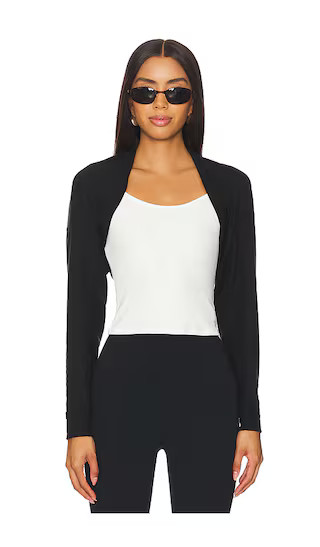 Duet 2-Way Convertible Shrug in Black | Revolve Clothing (Global)