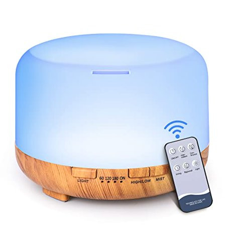 YIKUBEE Essential Oil Diffusers 500ml Diffusers for Essential Oils Large Room Home Aromatherapy Oil  | Walmart (US)