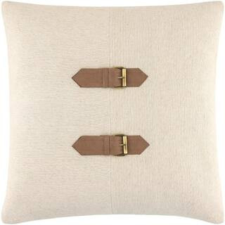 Galey Alix San Marco Modern Accent Pillow, 20 in. L x 20 in. W, Brown/Beige | The Home Depot