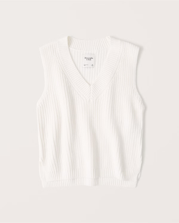 Online Exclusive

Oversized Sweater Vest
 | Abercrombie & Fitch (US)