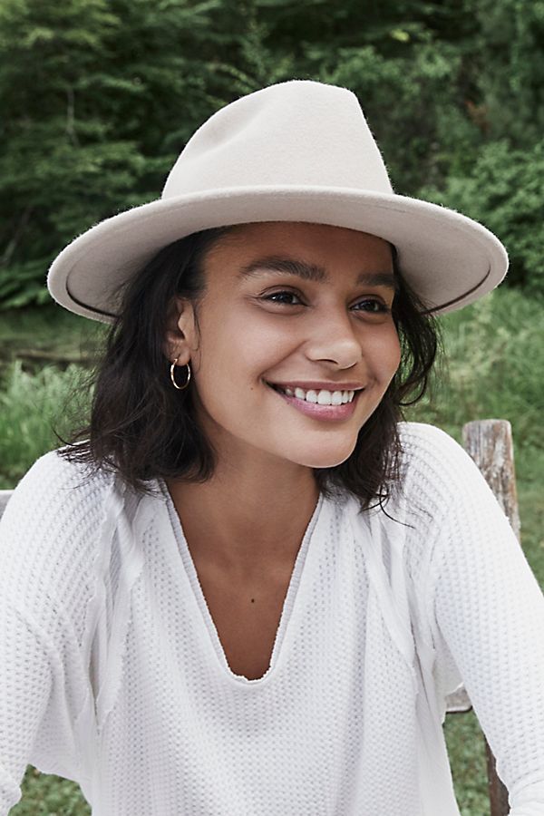 Wythe Leather Band Felt Hat | Free People (Global - UK&FR Excluded)