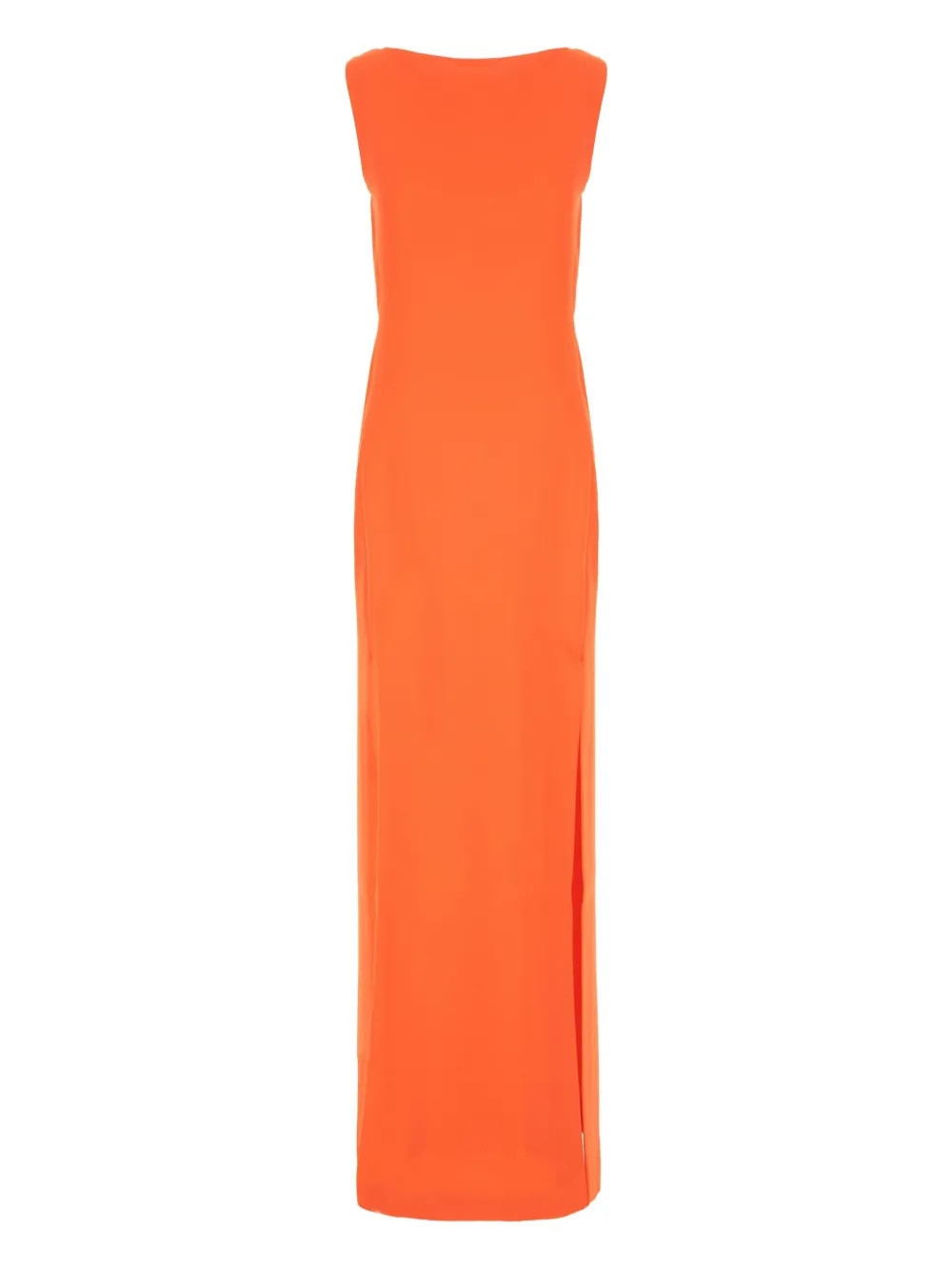 Max Mara open-back dress - Orange | Farfetch Global