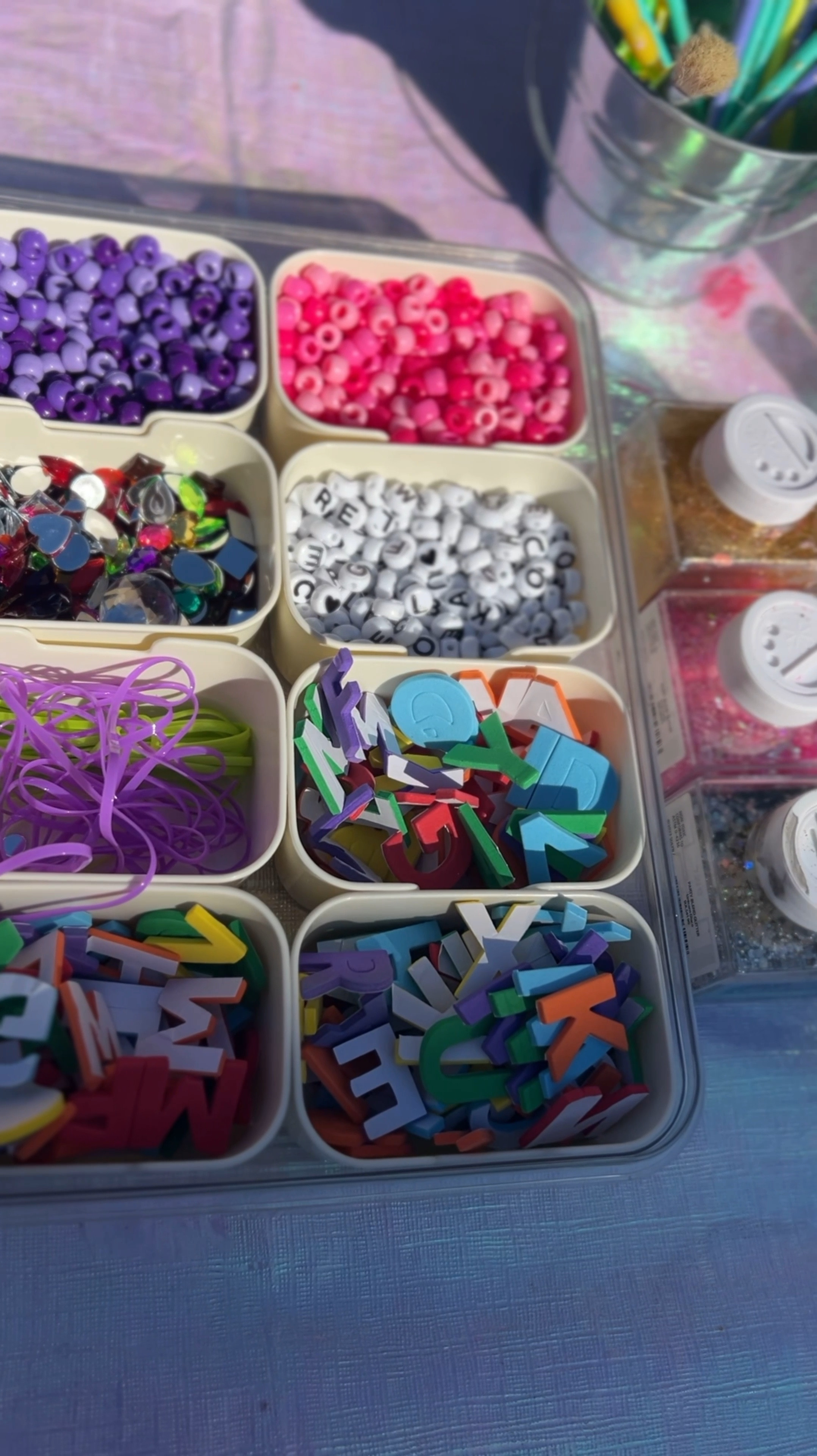 Pumpkin Painting Party Kids Crafts Halloween Taylor Swift Inspired Friendship Bracelet Jewels Toddler Paint Glitter Setup Walmart organizer organization 

#LTKKids #LTKHalloween #LTKParties