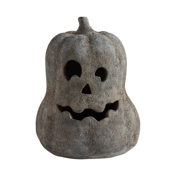 Pottery Barn Artisan Terracotta Jack O' Lantern | LED Light-Up | Halloween Fall Decor | Handmade ... | Walmart (US)