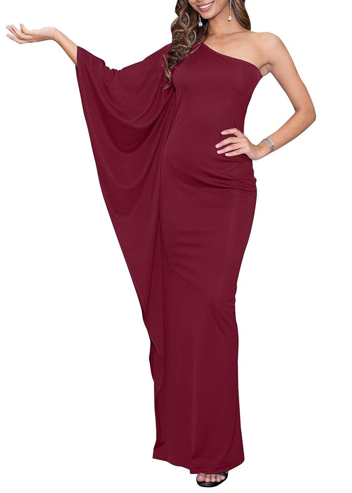 KOH KOH Womens 2025 Long Sexy One Shoulder Evening Cocktail Semi Formal Maxi Dress | Amazon (US)