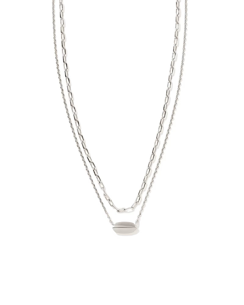 Brooke Multi Strand Necklace in Silver | Kendra Scott