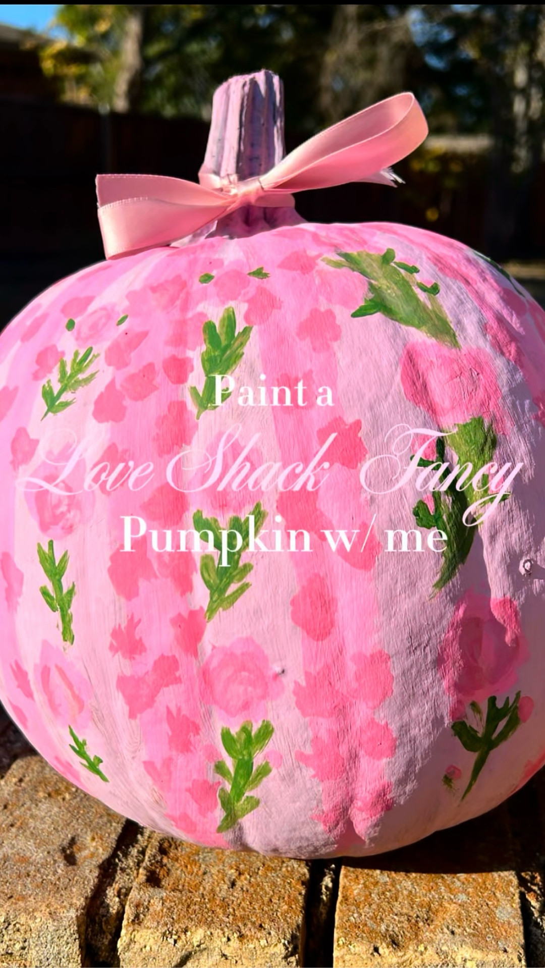 Paint a Love Shack Fancy inspired pumpkin with me🌸🎃🎀

#LTKHalloween #LTKSeasonal