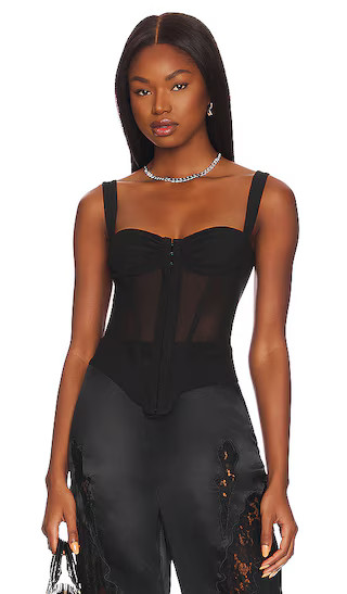 Miaou Deville Top in Black. - size M | Revolve Clothing (Global)