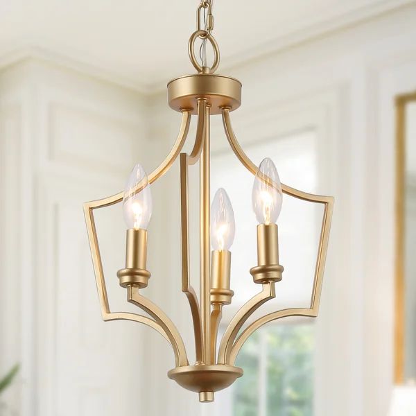 Lafferty 3-Light Lantern Geometric Pendant | Wayfair Professional