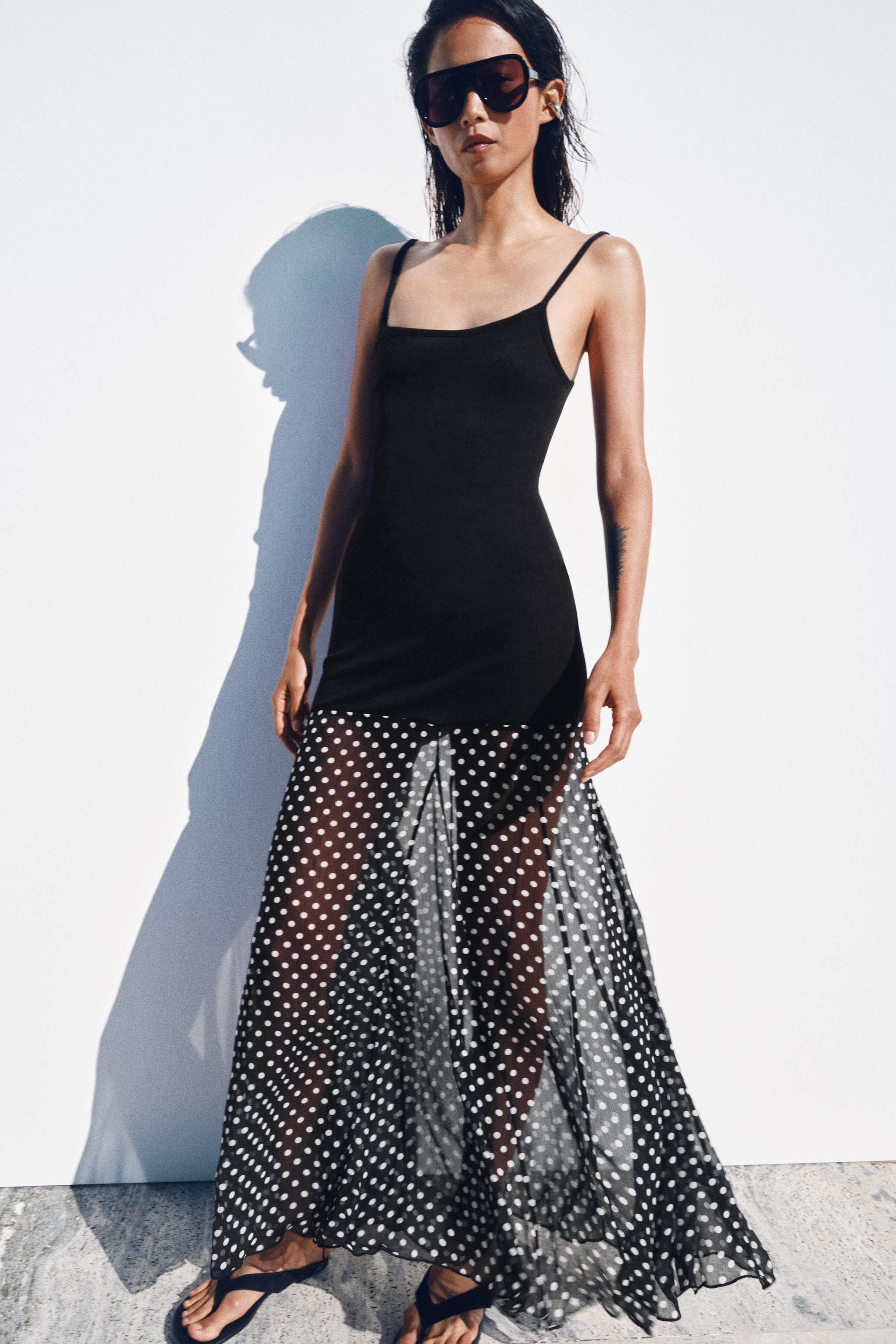 POLKA DOT COMBINATION DRESS | Zara US