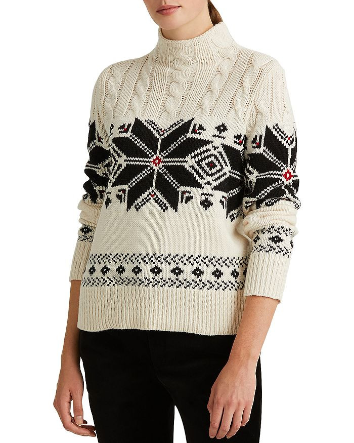 Printed Cable Knit Sweater | Bloomingdale's (US)