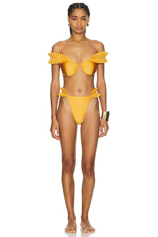 Mulan Underwire Top in Sunset Gold | Revolve Clothing (Global)