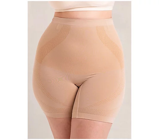 Shapermint Everyday Empower Jacquard Shaper Short - QVC.com | QVC