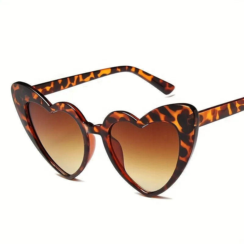 Heart-Shaped Y2K Sunglasses for Women and Men - UV400 Protection, Perfect for Parties, Beach, and... | Temu Affiliate Program