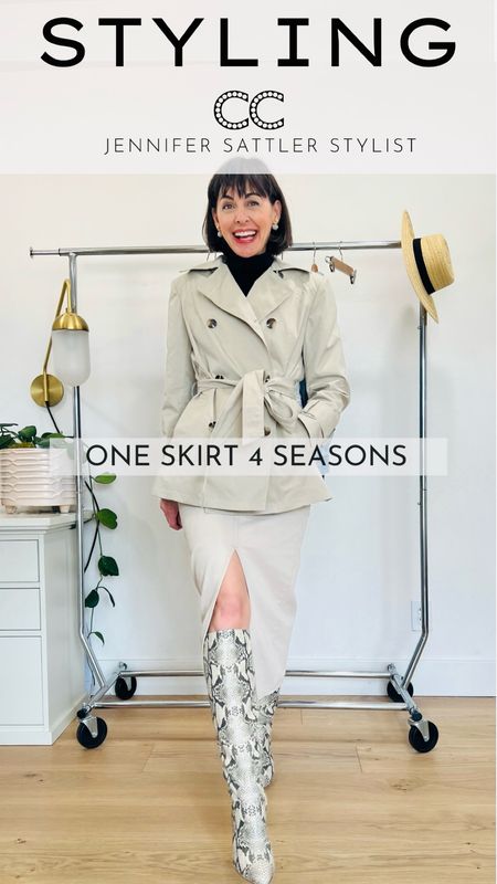 
I highly recommend wearing the same thing twice. This skirt from the new Nordstrom 6 drop can be styled for winter spring summer or fall. Try these looks with a high low mix of brands from Nordstrom to Target 

#LTKSeasonal #LTKstyletip #LTKover40