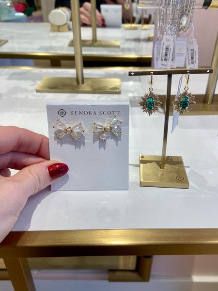 Help me choose which pair of earrings to get for my birthday! As a reminder you get 50% off a piece of jewelry at Kendra Scott during your birthday month 💚

Holiday earrings 
Bow earrings 
Green earrings 
Stud earrings 
Pendant earrings 

#LTKHoliday #LTKfindsunder100 #LTKparties