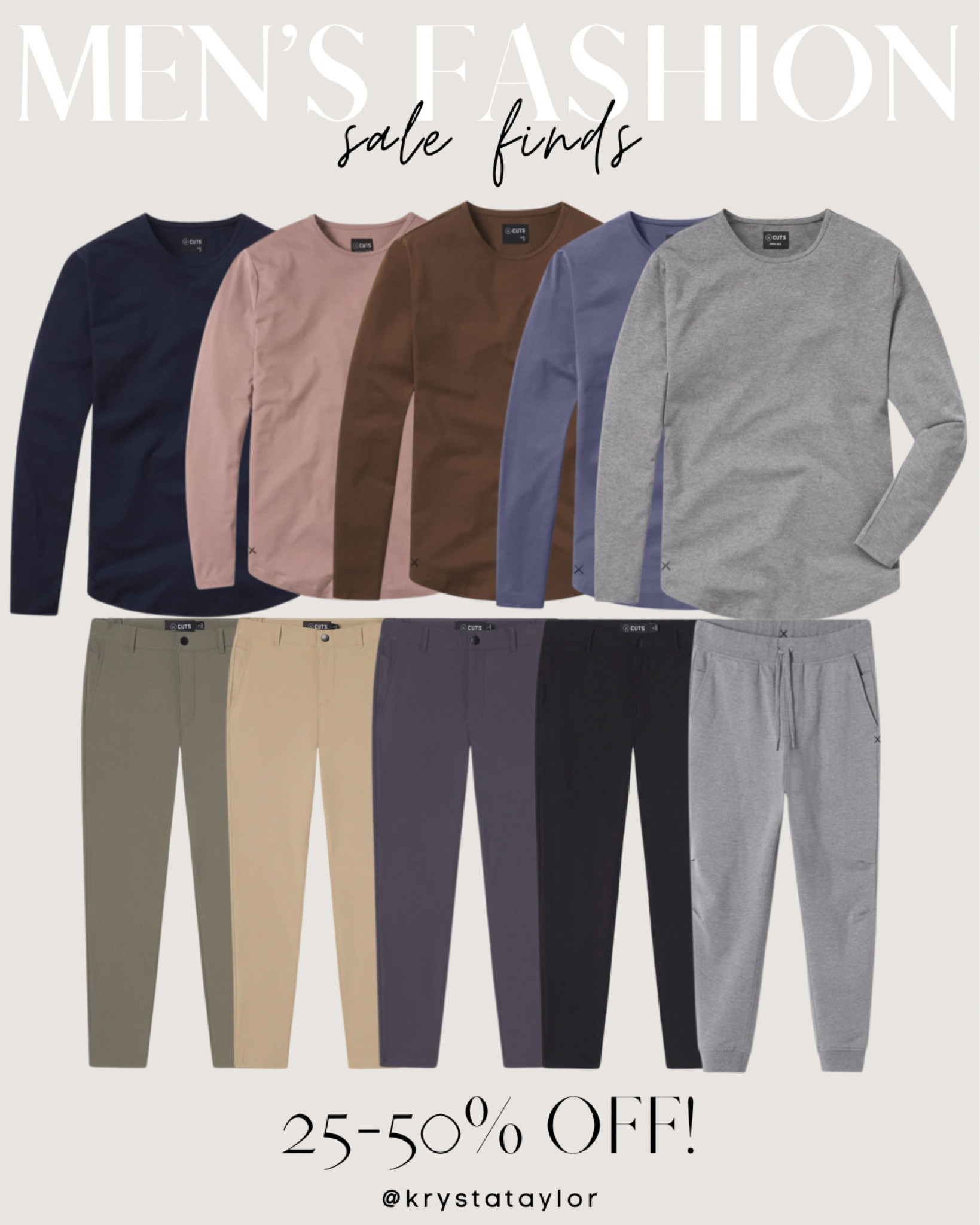 One of my favorite brands for mens clothing is having a huge sale!! Perfect time to stock up for winter. A lot of sizes and colors are still in stock

Click the item link and it will lead you to all the colors

Brandon wears a large in everything but could size up for a looser fit. If you are in between sizes I would size up in the shirts or go with true size for a more fitted look

(Mens fashion, gift guide, mens gift guide, gift guide for him, winter fashion, winter clones, neutral clothes, joggers, long sleeve, sale alert, men’s, Black Friday deal, mix and match)

#LTKmens #LTKsalealert #LTKfit