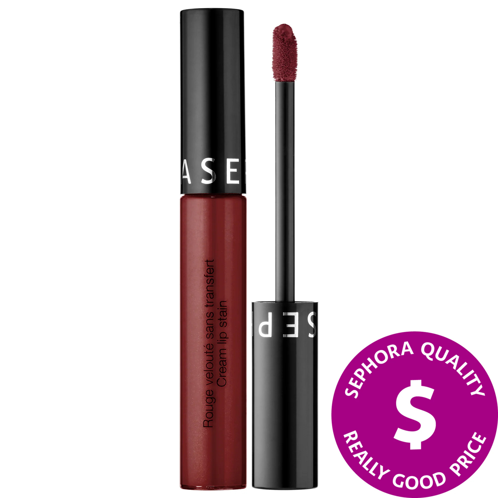 SEPHORA COLLECTION Cream Lip Stain Liquid Lipstick 43 Crimson Crush 0.169 oz/ 5 mL | Sephora (US)
