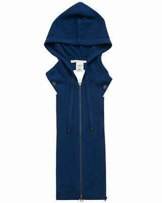 VERONICA BEARD Dickey Cashmere HOODIE Dark BLUE sweater w/cuffs womens 4 jacket  | eBay | eBay US