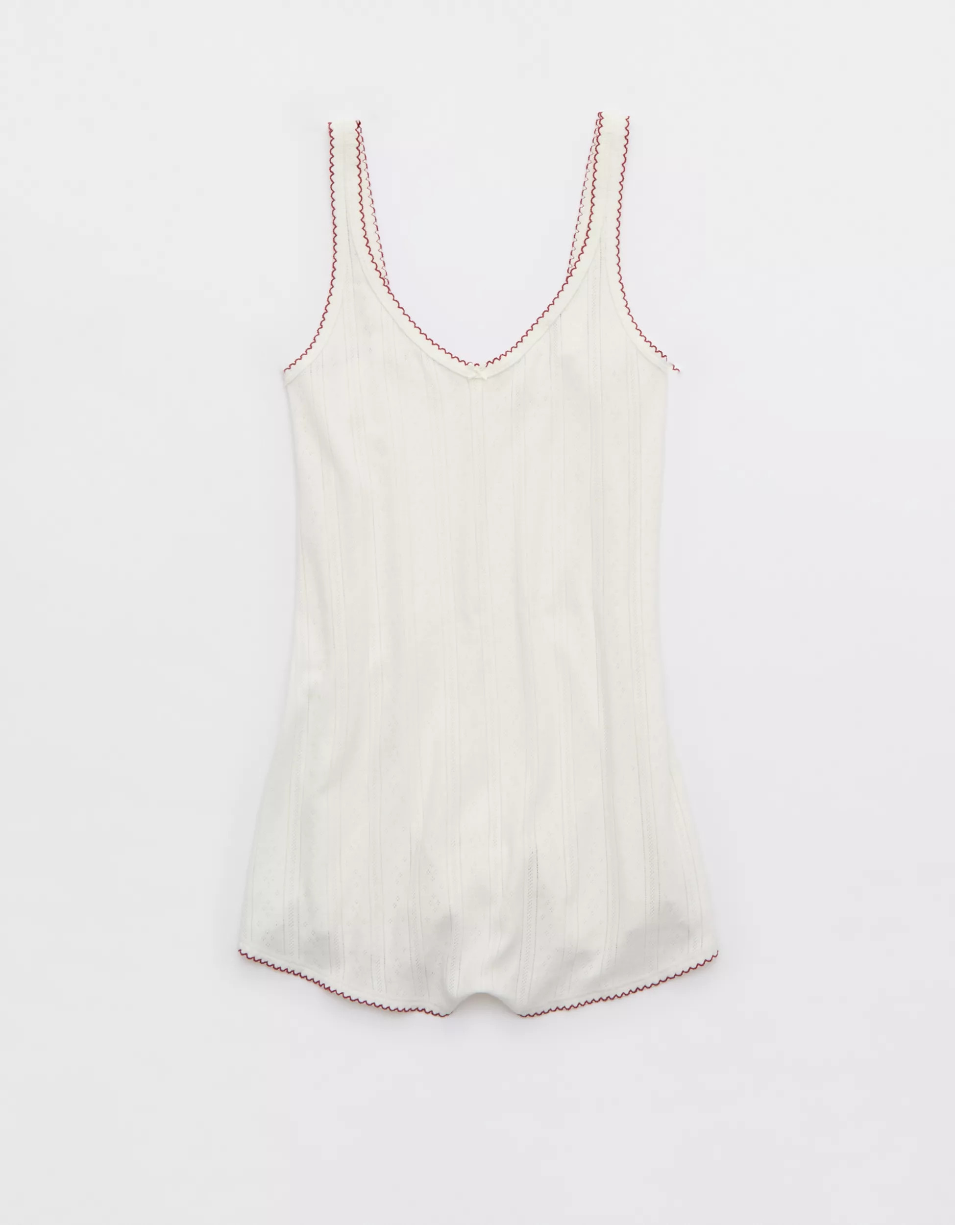 Aerie Off-Duty Pointelle Romper | Aerie