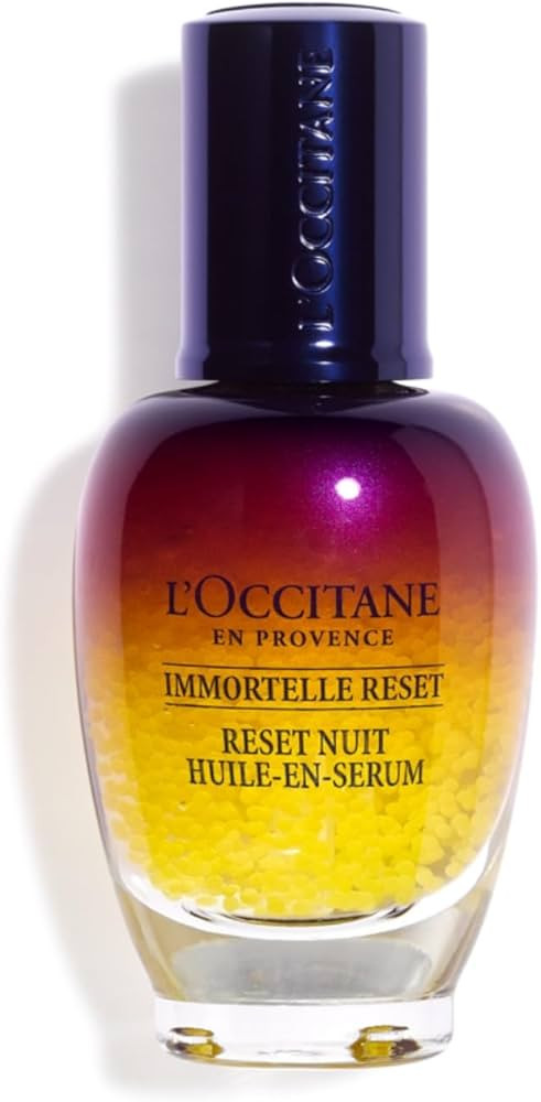 L'Occitane Immortelle Overnight Reset Oil-In-Serum: More Radiant Skin In 1 Night, Smooth Fine Lin... | Amazon (US)