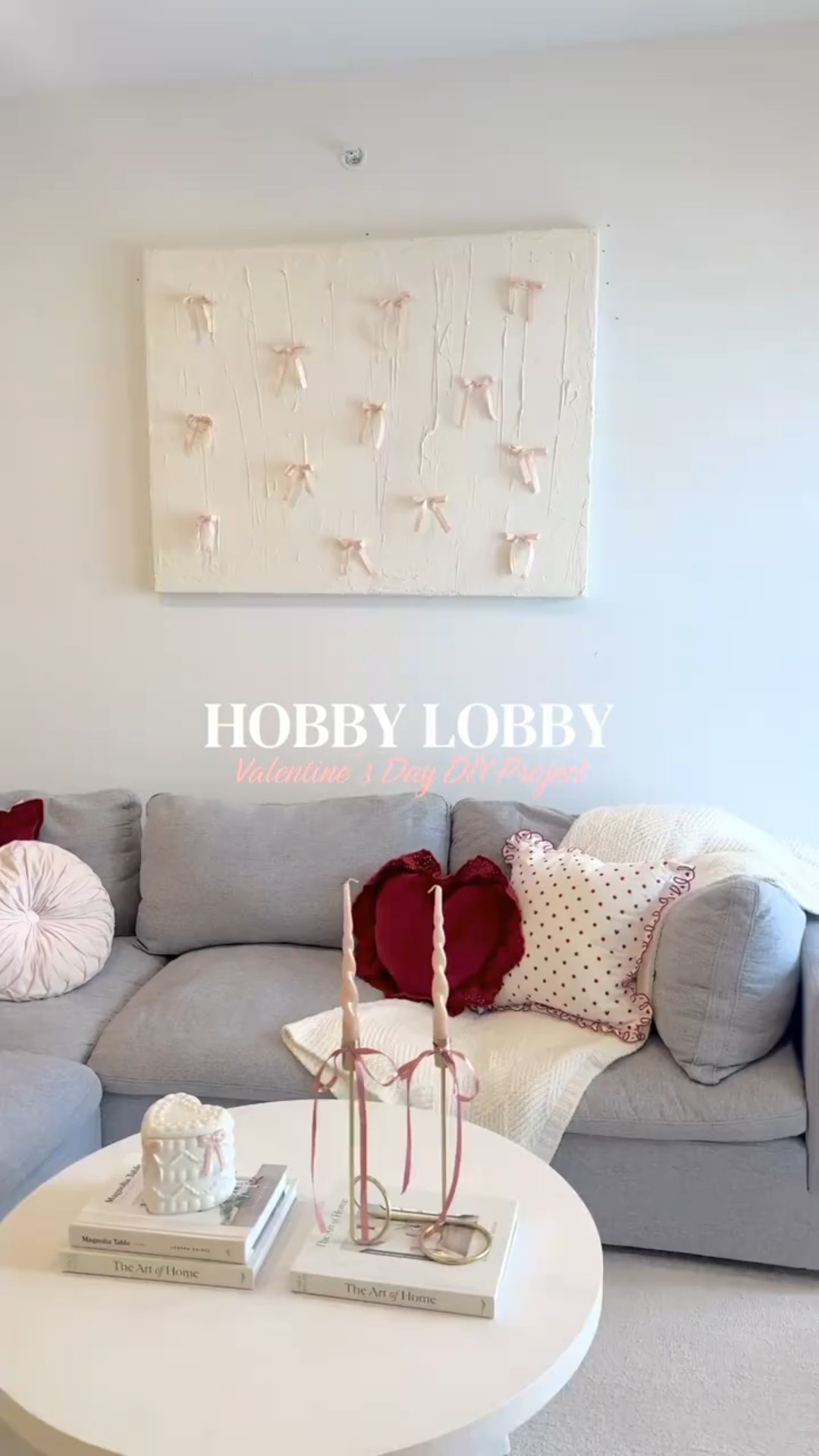 Let’s make this super easy DIY Valentine’s Day project 🎀🤍🏹💕 

#LTKHome #LTKSeasonal #LTKValentine