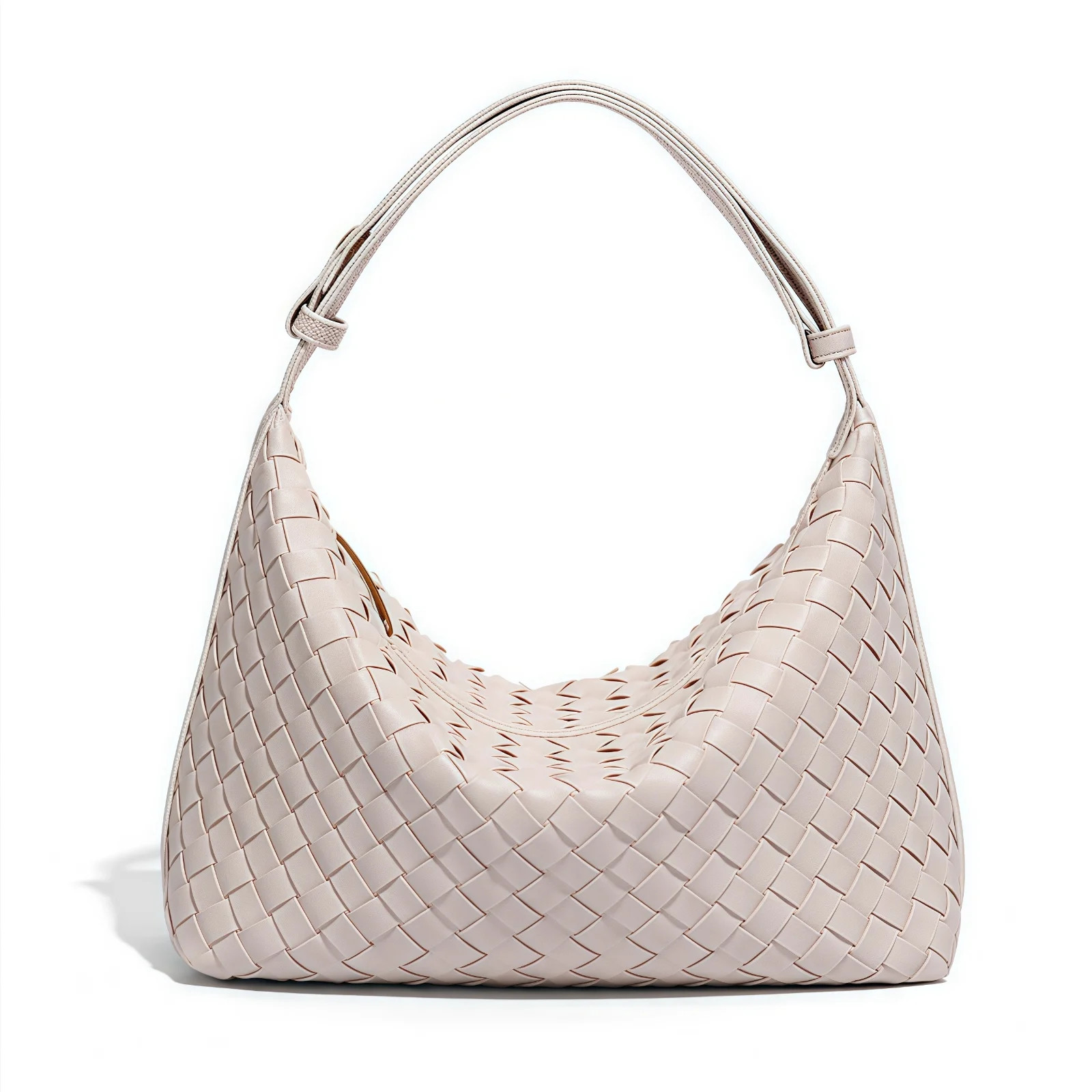 Woven Tote handbag for women PU leather top-handle shoulder bag knot strap leather shoulder bag c... | Walmart (US)