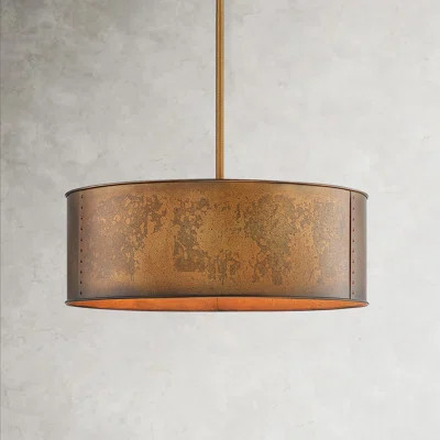 Ouellet 4 - Light Dimmable Drum Chandelier | Wayfair North America