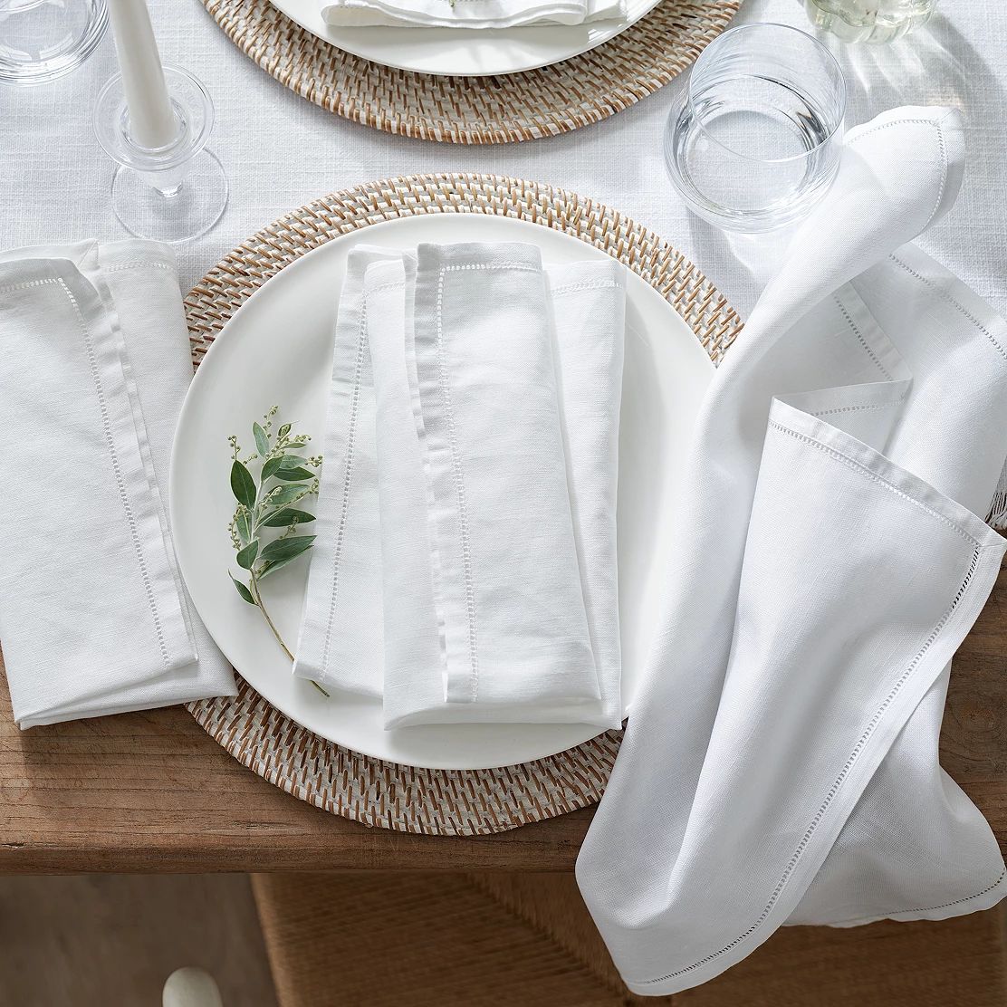 Seville Napkins - Set of 4 | The White Company (UK)