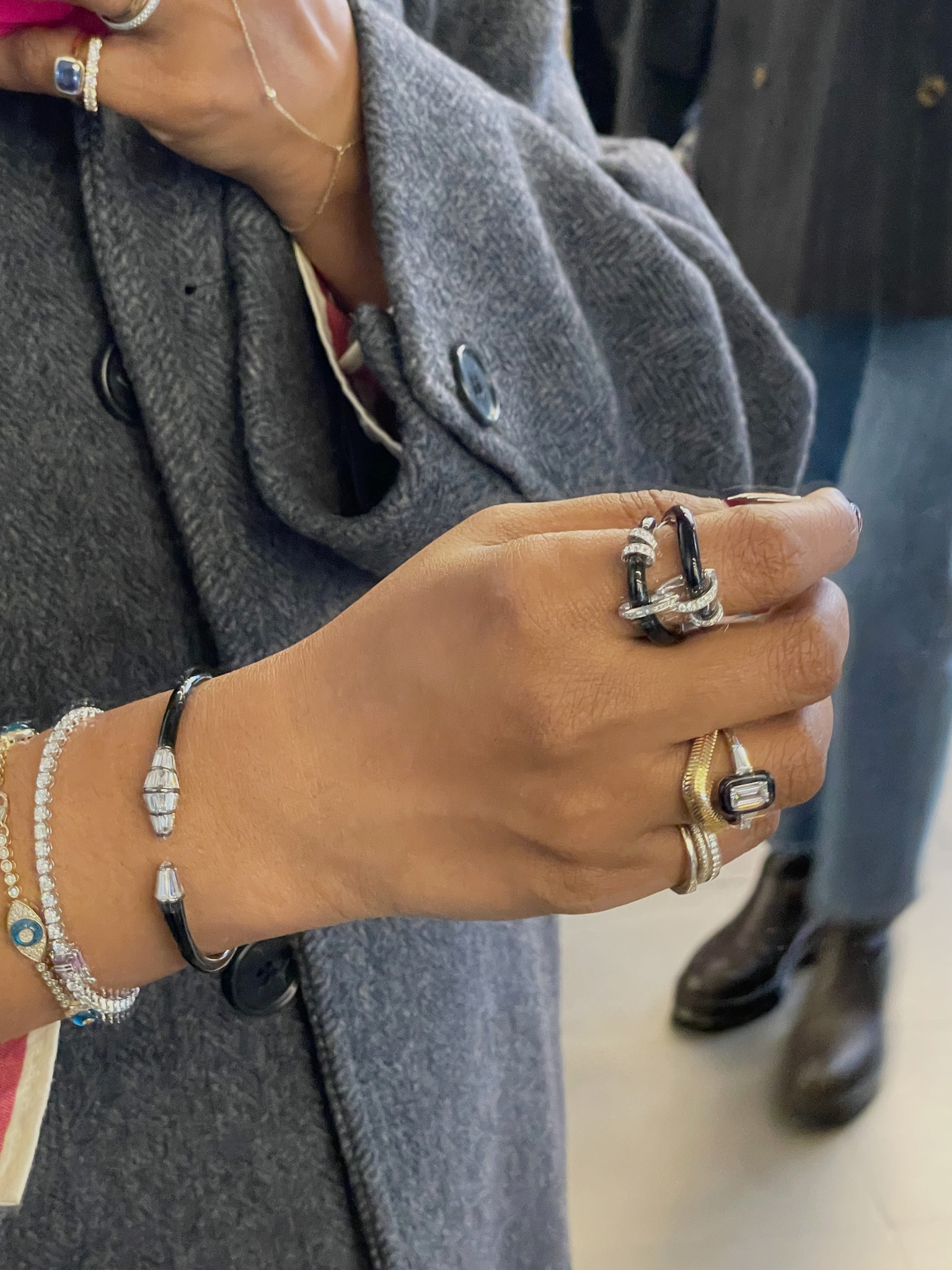 Nikos Koulis 
Enamel Jewellery 
Diamond enamel Jewellery 
Snake bangle 

#LTKeurope #LTKMostLoved