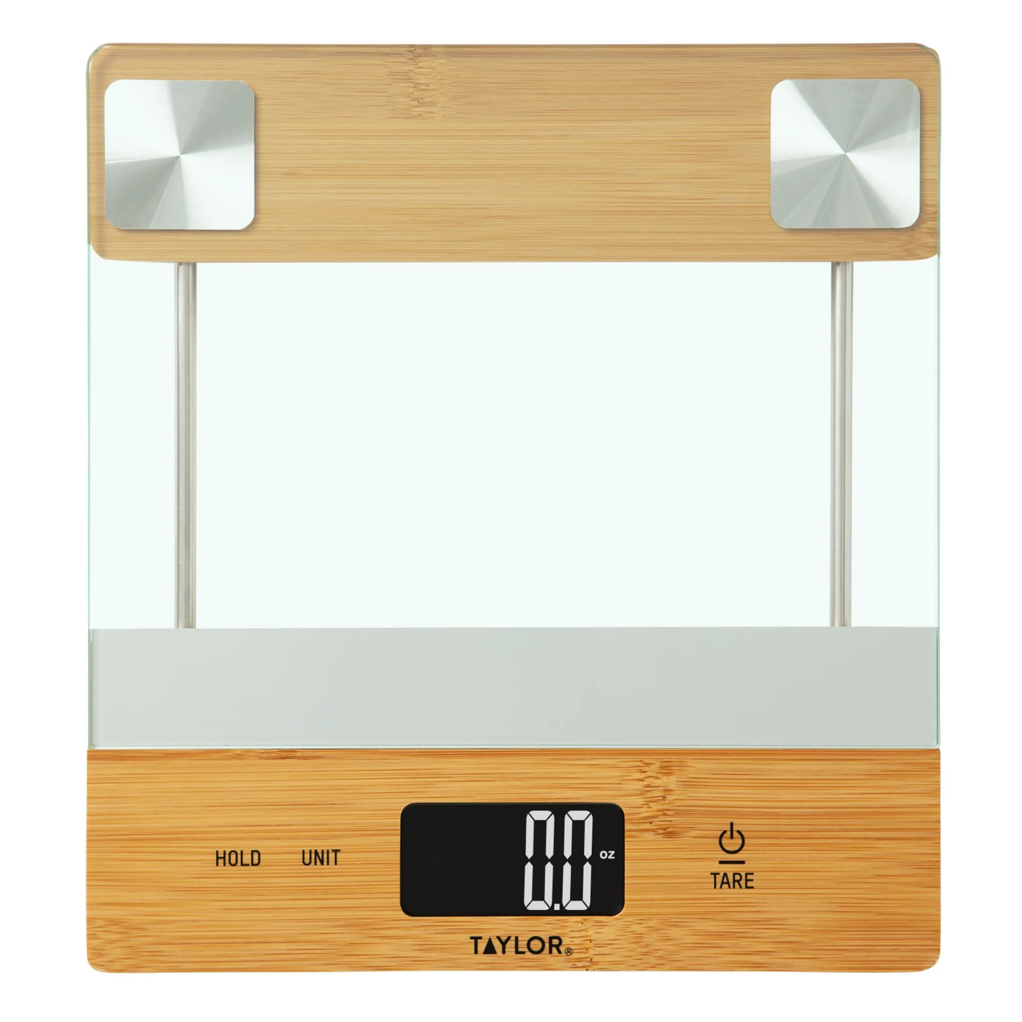 Taylor Bamboo and Glass 11 lb. Digital Scale | Walmart (US)